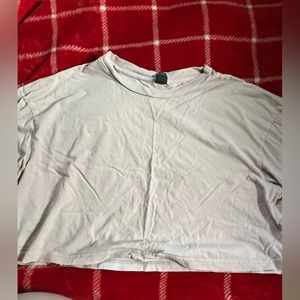 Very pale pink crop top